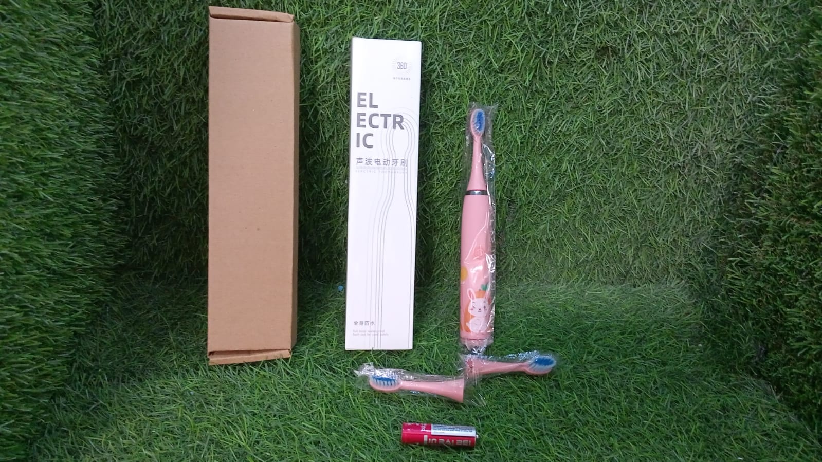 7324 ELECTRIC TOOTHBRUSH FOR ADULTS AND TEENS, ELECTRIC TOOTHBRUSH BATTERY OPERATED DEEP CLEANSING TOOTHBRUSH WITH EXTRA BRUSH HEADS 7324 ELECTRIC TOOTHBRUSH FOR ADULTS AND TEENS, ELECTRIC TOOTHBRUSH BATTERY OPERATED DEEP CLEANSING TOOTHBRUSH WITH EXTRA BRUSH HEADS